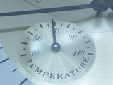 18" Taylor Barometer Ship Wheel Nautical Wall Mount Thermometer Baroguide Home Weather Station