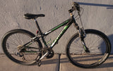 33 cm 13" Trek Alpha 3500 3 Series Bike Bicycle Mountain Black Green Shimano Tourney TX SR M2025 Fork