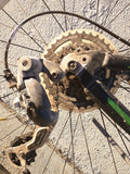 33 cm 13" Trek Alpha 3500 3 Series Bike Bicycle Mountain Black Green Shimano Tourney TX SR M2025 Fork