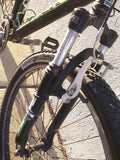 33 cm 13" Trek Alpha 3500 3 Series Bike Bicycle Mountain Black Green Shimano Tourney TX SR M2025 Fork