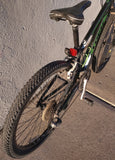 33 cm 13" Trek Alpha 3500 3 Series Bike Bicycle Mountain Black Green Shimano Tourney TX SR M2025 Fork