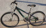 33 cm 13" Trek Alpha 3500 3 Series Bike Bicycle Mountain Black Green Shimano Tourney TX SR M2025 Fork