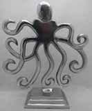 Octopus Aluminum Stand Sculpture Decor Metal Nautical Art