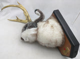 AS-IS Jackalope Jake Gemmy Jake Wall Mounted Singing Animated Novelty Toy Mancave Decor