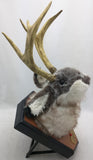AS-IS Jackalope Jake Gemmy Jake Wall Mounted Singing Animated Novelty Toy Mancave Decor