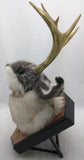 AS-IS Jackalope Jake Gemmy Jake Wall Mounted Singing Animated Novelty Toy Mancave Decor