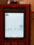 T130 VDV MapMaster 3.0 Cable Tester Platinum Tools Main Unit T568A/B