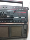 CTR 965 Emerson BoomBox AM FM AUX Cassette Radio 6 Speaker Vintage 80’s Tape Manual Boom Box