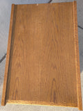2-Drawer Wood File Cabinet Office Oak Finish Wooden