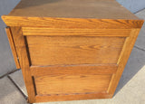 2-Drawer Wood File Cabinet Office Oak Finish Wooden