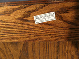 2-Drawer Wood File Cabinet Office Oak Finish Wooden