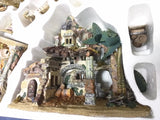 Porcelain Bethlehem Village Nativity Set W 22 Resin Figures 2005 Rare
