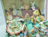 Toy Chest Precious Moments Enesco Deluxe Action Musical Enesco1991 Box Music Wind Up