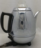 AS-IS GE Pot Belly Art Deco 9 Cup Electric Percolator 18P40 General Electric