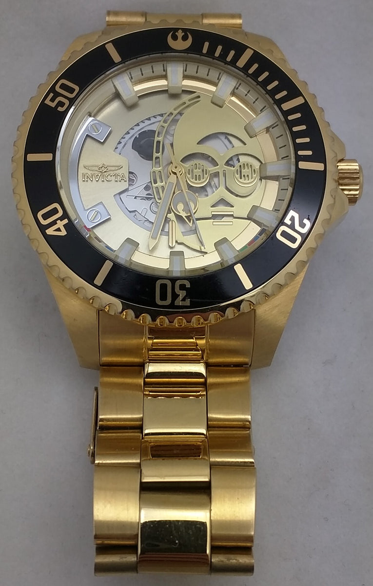C3PO Invicta Men's StarWars C-3PO #26597 Limited 157/1977