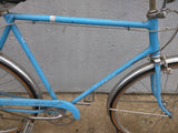 1974 Opaque Blue Schwinn Collegiate Tourist Vintage Cruiser Bike Steel Bicycle