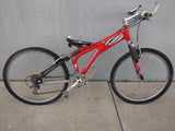 Ground Control Comp Specialized Bike Bicycle Mountain Red Rear Softtail Full Frame Suspension Rock Shox MTB