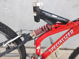 Ground Control Comp Specialized Bike Bicycle Mountain Red Rear Softtail Full Frame Suspension Rock Shox MTB