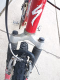Ground Control Comp Specialized Bike Bicycle Mountain Red Rear Softtail Full Frame Suspension Rock Shox MTB