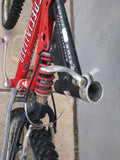 Ground Control Comp Specialized Bike Bicycle Mountain Red Rear Softtail Full Frame Suspension Rock Shox MTB