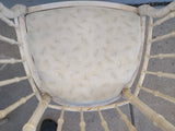2 Baker Furniture Company English Regency Faux Bamboo Arm Chair