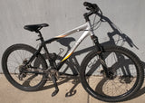 M Giant Disc Brakes Rincon XC Giant Aluxx Size M 6000 Series Butted Tubing Mountain Bike Bicycle MTB Silver Black