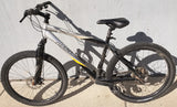 M Giant Disc Brakes Rincon XC Giant Aluxx Size M 6000 Series Butted Tubing Mountain Bike Bicycle MTB Silver Black