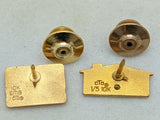 10K ERNST Employee Brass Belt Buckle OC Tanner Pin Home Improvement Hardware Store Rare