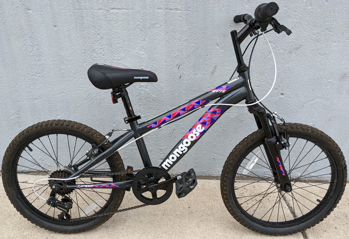 20 inch mongoose byte mountain bike sale