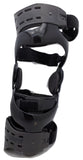 MORPH INNOVATION SPORTS KNEE BRACE Size Medium Right Leg Black M Med 17" ACL MCL
