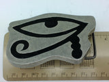 Egyptian Eye of Ra Horus Udjat King Tut Tutankhamun Belt Buckle Egypt Signed RL