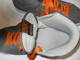 US 11 NIKE SWOOSH SKATEBOARD HIGH TOP SHOES 310801 081 SMOKE GRAY ORANGE