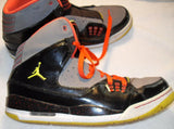 10.5 Nike Air Jordan SC-1 Shoe Mens 538698 034 Black Pewter Yellow JUMPMAN 44.5