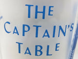 5" Drinking Glass THE CAPTAIN'S TABLE RESTAURANT SEATTLE WA Ivar Haglund PIER 54