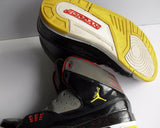 10.5 Nike Air Jordan SC-1 Shoe Mens 538698 034 Black Pewter Yellow JUMPMAN 44.5