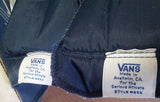 VANS Vintage Big V Blue 1983 New Serio Running Shoes 16 17 17.5 B C Width Narrow