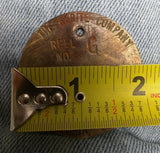 Brass REEL ID. TAG BADGE Kerite Company Seymour CT Industrial Steampunk Pendant?
