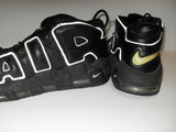 RARE 2005 NIKE Uptempo More AIR UPTEMPO PIPPEN BLACK White SHOE 14  312971-011
