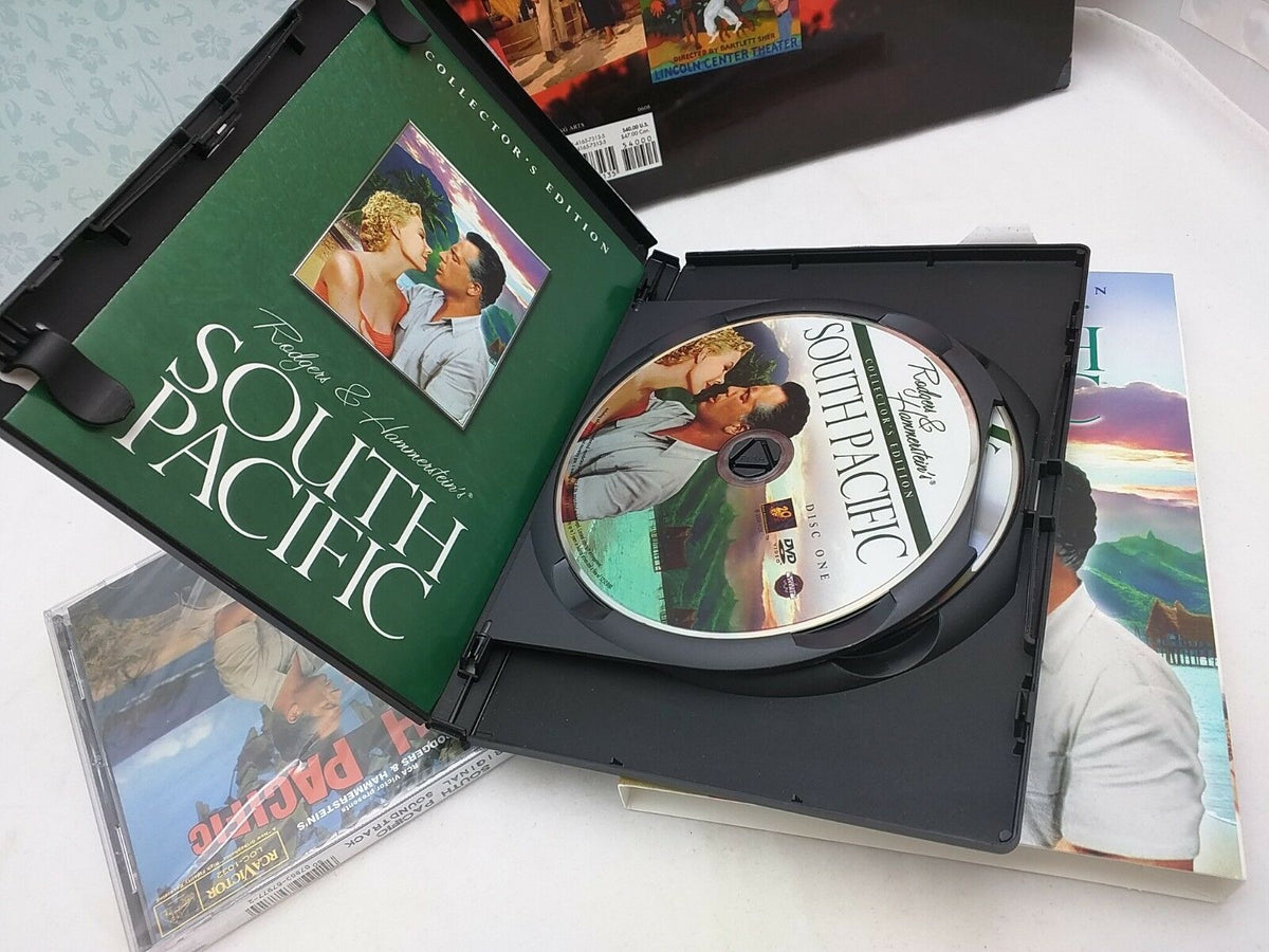 Collector's Edition SOUTH PACIFIC GIFT SET - 2 DVD'S + New CD +