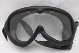 Bouton Black Rubber NO HOLES RUBBER STRAP ANSI Z87J Goggles Sailing Surfing? VTG