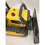 51054 Tonka Bulldozer STEEL PLOW Toy Bull Dozer Metal Blade Construction Vintage Yellow Black Tracks