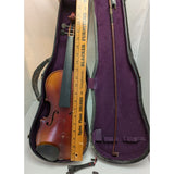 AS 3/4 Violin Antonius Stradivarius Cremonensis anno 1722 Bow Purple Velvet Case Maple Wood
