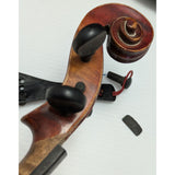 AS 3/4 Violin Antonius Stradivarius Cremonensis anno 1722 Bow Purple Velvet Case Maple Wood