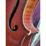 AS 3/4 Violin Antonius Stradivarius Cremonensis anno 1722 Bow Purple Velvet Case Maple Wood