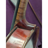 AS 3/4 Violin Antonius Stradivarius Cremonensis anno 1722 Bow Purple Velvet Case Maple Wood