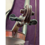 AS 3/4 Violin Antonius Stradivarius Cremonensis anno 1722 Bow Purple Velvet Case Maple Wood