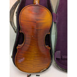 AS 3/4 Violin Antonius Stradivarius Cremonensis anno 1722 Bow Purple Velvet Case Maple Wood