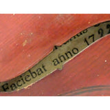 AS 3/4 Violin Antonius Stradivarius Cremonensis anno 1722 Bow Purple Velvet Case Maple Wood