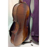 AS 3/4 Violin Antonius Stradivarius Cremonensis anno 1722 Bow Purple Velvet Case Maple Wood