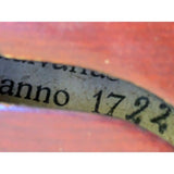 AS 3/4 Violin Antonius Stradivarius Cremonensis anno 1722 Bow Purple Velvet Case Maple Wood